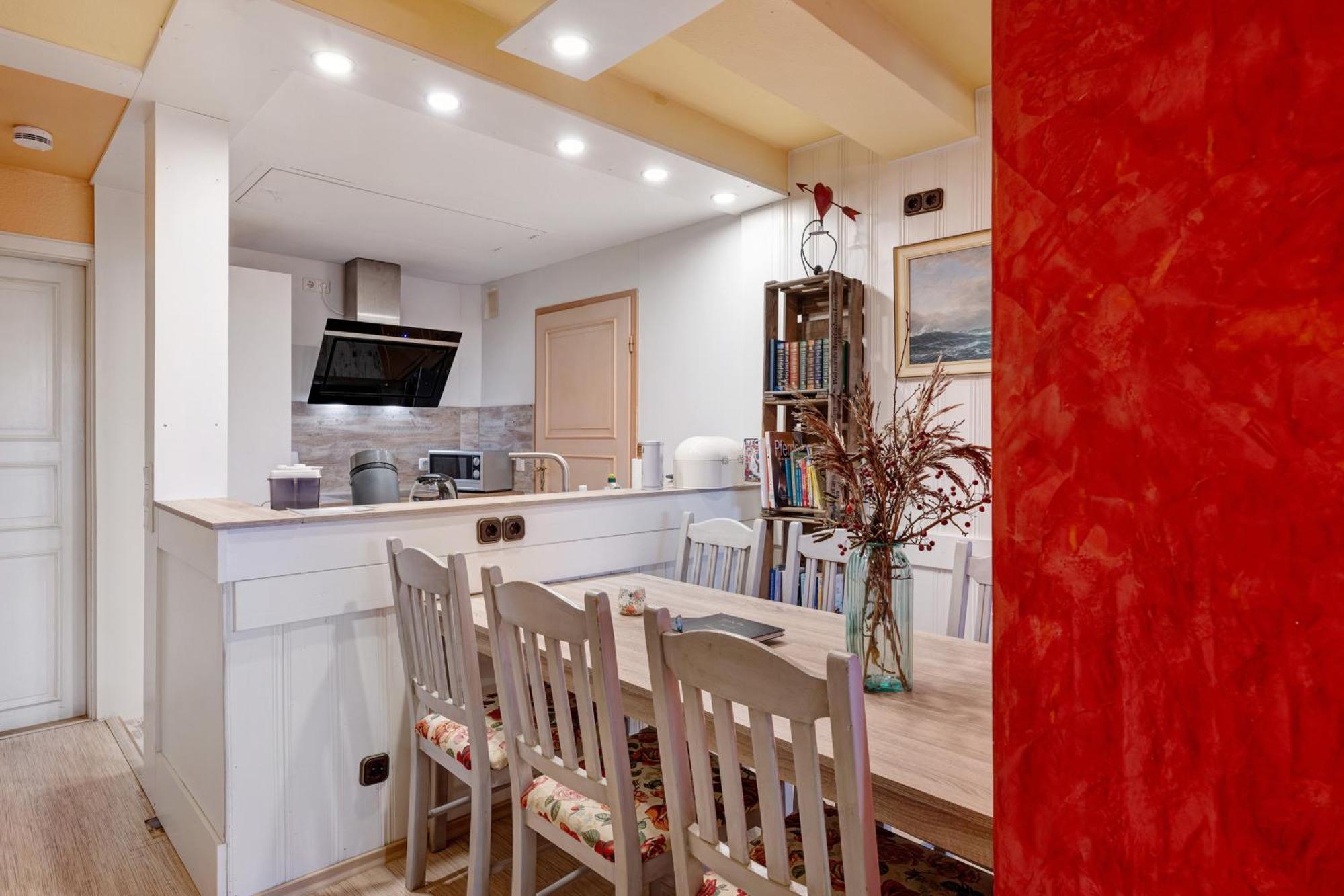 Deichhaus Bullerbue Dagebuell Villa Dış mekan fotoğraf
