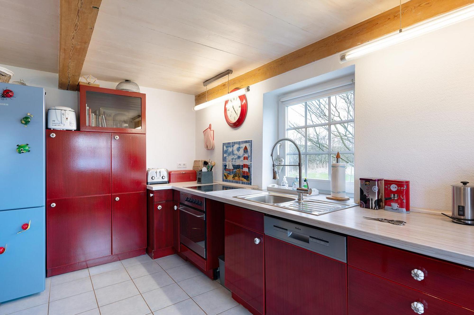 Deichhaus Bullerbue Dagebuell Villa Dış mekan fotoğraf